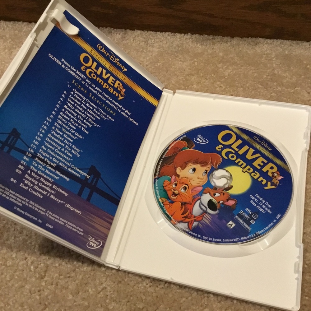 Walt Disney’s Oliver & Company Special Edition DVD - Picture 3 of 3